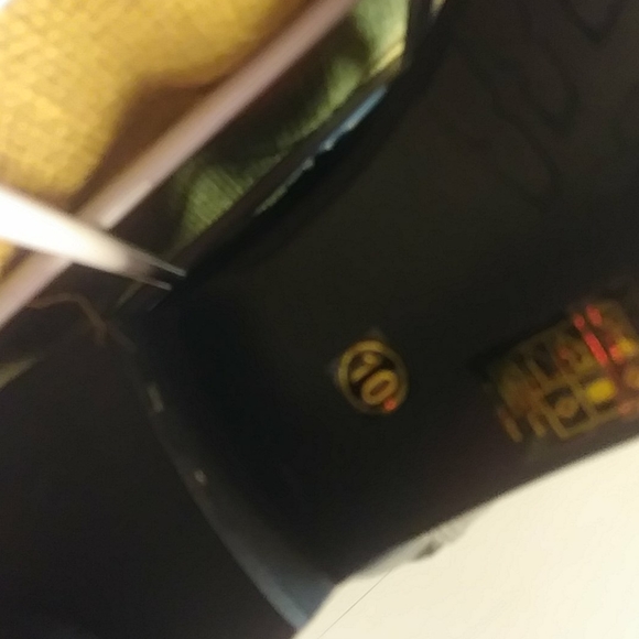 New Women's Black Knee High Riding Boots - Picture 9 of 11